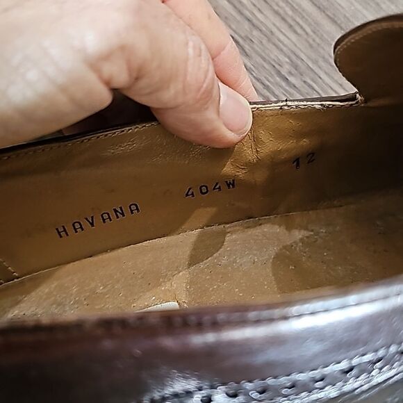 MEZLAN MADE IN SPAIN HAVANA MEN'S SHOES SIZE 12 - Picture 7 of 7